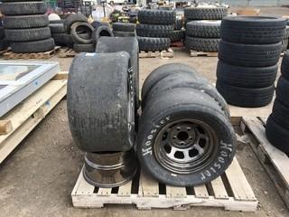 Lot of (5) Hoosier Race Car Tires 10.00/27-15