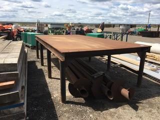 Metal Work Bench 148"x72"x35"