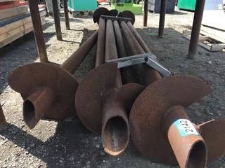Lot of (6) Screw Piles