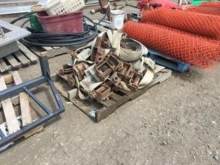Lot of Tie Down Ratchets & Straps