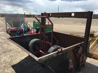 Garbage Dump Box, Welding Cannister Cart