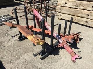 Custom Steel Storage Rack and Contents