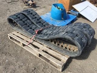 Set of 14" Used Tracks to Fit Mini Hydraulic Excavator