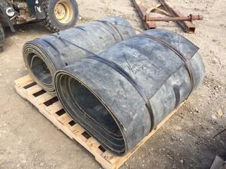 Lot of (2) Rolls 3' Rubber Belt