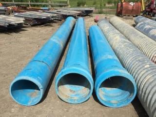 Lot Of (3) Lengths of 18” IPEX Water Pipe