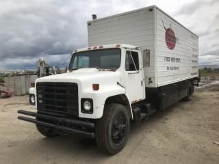 1980 International 1954 S/A Van Truck C/w 6Cyl Diesel Engine, Manual Transmission, 22' Van Body, Showing 455,304 Kms. VIN AA195KCA17238 *Note: May Require Repairs* *More Photos Coming Soon*  *LOCATED AT FRONTIER MECHANICAL*