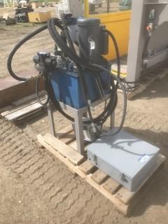 Electric over Hydraulic Pumping System Complete with Cooler. *LOCATED AT THE EDMONTON REGIONAL AUCTION CENTRE*