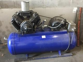 Devilbliss 445 480V Air Compressor C/w Three Phase Motor, 10HP, 80 Gallon. SN D923 *LOCATED AT FRONTIER MECHANICAL*
