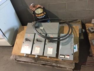 Qty Of Siemans 60 Amp 600V Switch Gears *LOCATED AT FRONTIER MECHANICAL*