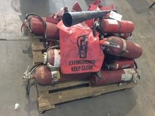 Qty Of Fire Extinguishers And Holders *LOCATED AT FRONTIER MECHANICAL*