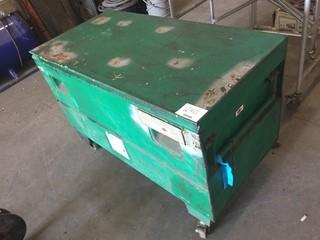 Greenlee Rolling  48"X 24"X 33" Job Box *LOCATED AT FRONTIER MECHANICAL*