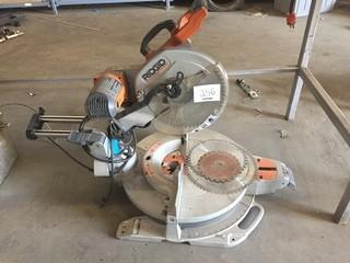 Ridgid MS1290LZ 12in Miter Saw. SN UO61916446 *LOCATED AT FRONTIER MECHANICAL*