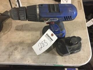 Campbell Hausfeld Cordless Drill C/w Spare Battery *LOCATED AT FRONTIER MECHANICAL*