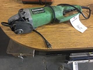 Kawasaki 120V 9in 15 Amp Angle Grinder *LOCATED AT FRONTIER MECHANICAL*