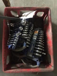 Qty Of Mastercraft Maximum Stubby Combination Wrenches *LOCATED AT FRONTIER MECHANICAL*