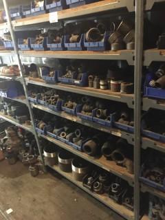 Qty Of Pipe Fittings *Note: Contents Of Shelving Only* *LOCATED AT FRONTIER MECHANICAL*