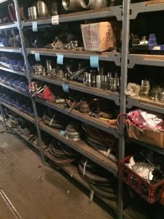 Qty Of Couplers And Hose *Note: Contents Of Shelf Only* *LOCATED AT FRONTIER MECHANICAL*