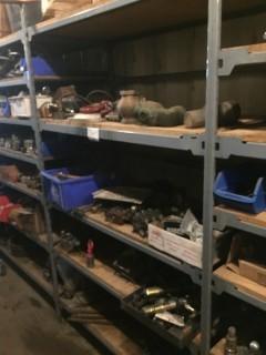 Qty Of Fittings And Hydraulic Valve Banks *Note: Contents Of Shelf Only* *LOCATED AT FRONTIER MECHANICAL*