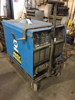 Miller Dimension 452 CC/CV DC Weldig Power Source C/w Cart. SN KH374532 *LOCATED AT FRONTIER MECHANICAL*