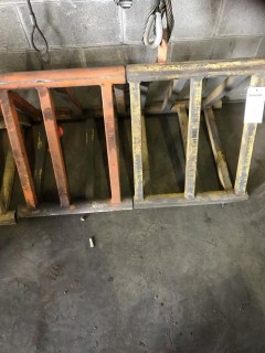 Qty Of (2) Metal Stands *LOCATED AT FRONTIER MECHANICAL*