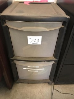 2-Drawer Rolling Storage Unit *LOCATED AT FRONTIER MECHANICAL*