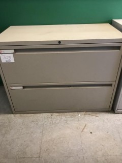 2-Drawer Metal Filing Cabinet *LOCATED AT FRONTIER MECHANICAL*