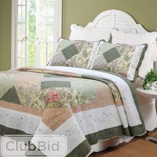 Cozy Line Home Fashion Williamsburg Forest Patchwork Quilt Set - Queen (CLHF1064_15529907)