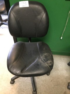 Leather Lask Chair *LOCATED AT FRONTIER MECHANICAL*