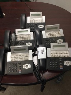 Qty Of (5) Samsung Office Phones *LOCATED AT FRONTIER MECHANICAL*