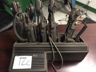 Qty Of (5) Motorola Radios C/w Motorola Charger *LOCATED AT FRONTIER MECHANICAL*