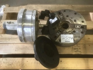 Air Actuated Air Chuck.  *LOCATED AT THE EDMONTON REGIONAL AUCTION CENTRE*