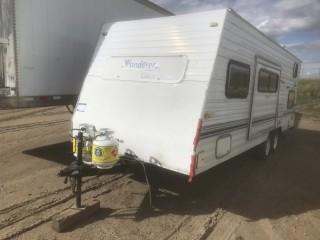2001 Wanderer Tandem Axle Trailer, With Slide Out. CSA Z240 Series.  S/N 4XTTG23211C230226.  *LOCATED AT THE EDMONTON REGIONAL AUCTION CENTRE*