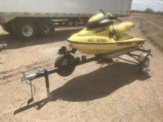 Bombardier Sea Doo  XP. C/w Rotax Engine and Sea Doo Trailer.  S/N ZZNJ4551E797 *LOCATED AT THE EDMONTON REGIONAL AUCTION CENTRE*  
