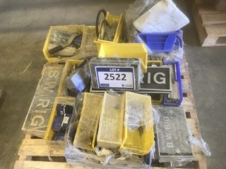 Quantity of Metal Fitting, Seals, Nuts and Plastic Storage Boxes.  *LOCATED AT THE EDMONTON REGIONAL AUCTION CENTRE*