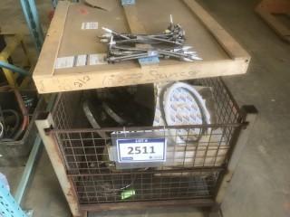 Assorted Ind. Gaskets. S/S Power Ignition Controls P/H SSL-A2-13. Quantity 16 - Pipe Fittings.  (Crate not Included)  *LOCATED AT THE EDMONTON REGIONAL AUCTION CENTRE*