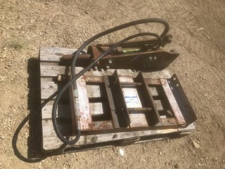 Hydraulic Jack Hammer for Skid Steer/ Back-Hoe.  *LOCATED AT THE EDMONTON REGIONAL AUCTION CENTRE*