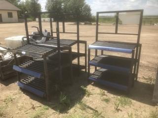 (3) Battery Racks.  *LOCATED AT THE EDMONTON REGIONAL AUCTION CENTRE*