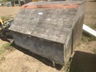 Wood Box with Quantity of Harnesses.*LOCATED AT THE EDMONTON REGIONAL AUCTION CENTRE*  