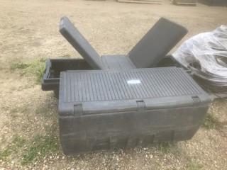 (2) Plastic truck Tool Boxes.  *LOCATED AT THE EDMONTON REGIONAL AUCTION CENTRE*