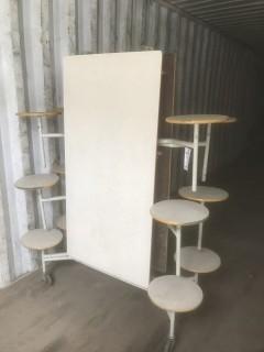 Rolling Lunch Room Table *LOCATED AT FRONTIER MECHANICAL*