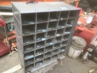 35-Compartment Bolt Bin *LOCATED AT FRONTIER MECHANICAL*