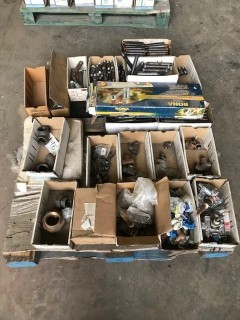 3-Tiers Of Fittings, Faucets And Water Pressure Reducing Valves *Contents Of Shelf Only* *LOCATED AT FRONTIER MECHANICAL*