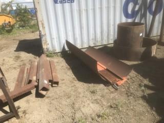 Qty Square Tubing And Steel Casing *LOCATED AT FRONTIER MECHANICAL*