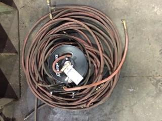 Snap On Air Hose Spool C/w Air Line *LOCATED AT FRONTIER MECHANICAL*