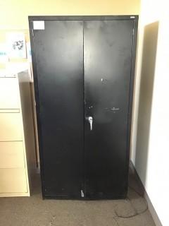 Metal 2-Door Cabinet *LOCATED AT FRONTIER MECHANICAL*