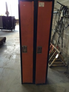 (1) Bank Of Lockers 2-Doors *LOCATED AT FRONTIER MECHANICAL*