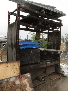 Pallet Racking C/w Contents *Excluding Lot 1050 Crate With Tires * *LOCATED AT FRONTIER MECHANICAL*