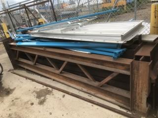 Steel Rack C/w Contents *LOCATED AT FRONTIER MECHANICAL*