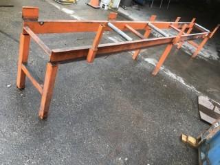 Work Table W/ Rollers *LOCATED AT FRONTIER MECHANICAL*