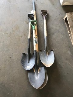 Qty Of (4) Spade Shovels *LOCATED AT FRONTIER MECHANICAL*